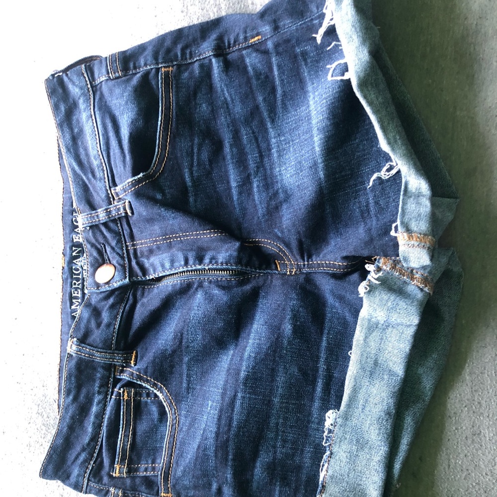 denim shorts